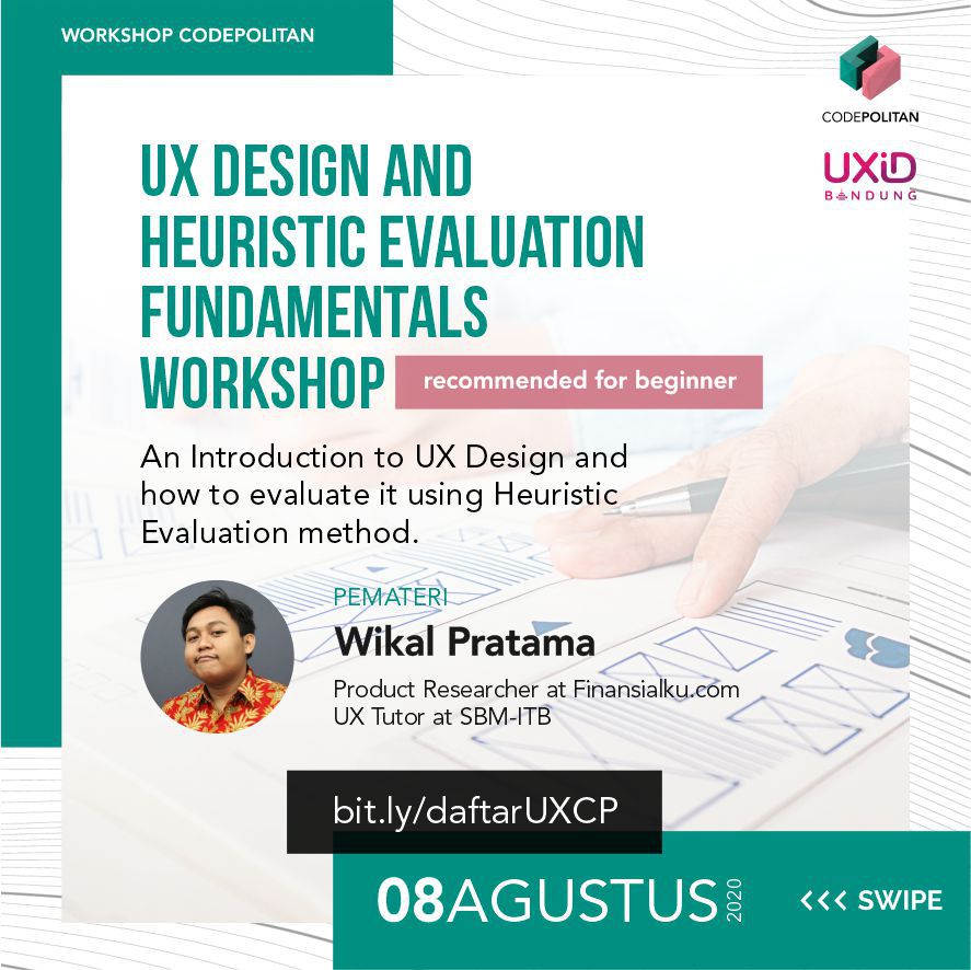 UX Design and Heuristic Evaluation Fundamentals Workshop