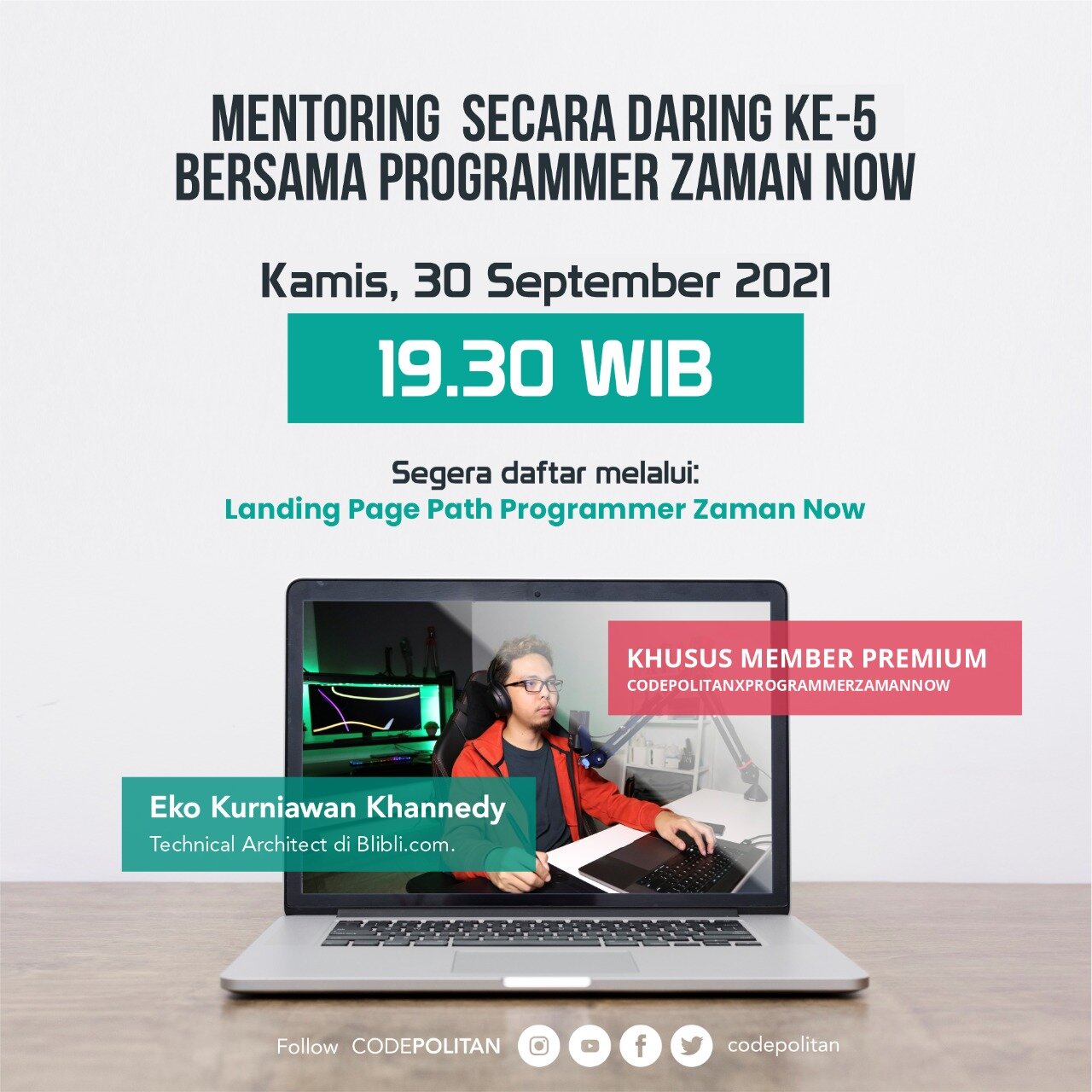 Mentoring Online #5 CodePolitan x PZN