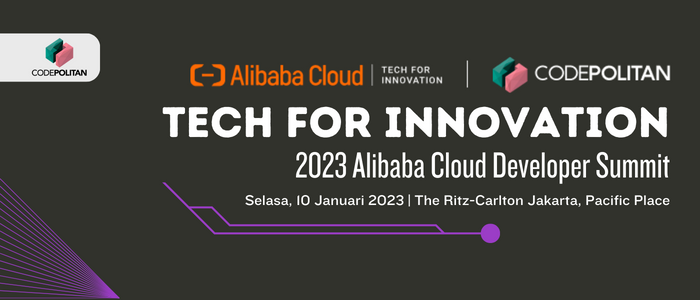 Tech For Innovation, 2023 Alibaba Cloud Developer Summit